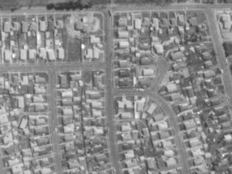 124 Effingham Street from the air, 1975-1979