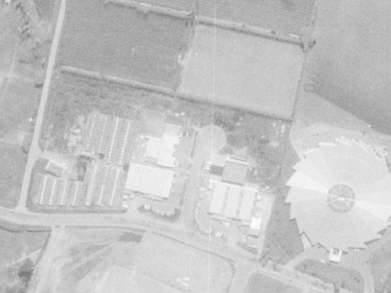 Holt Place from the air, 1975-1979
