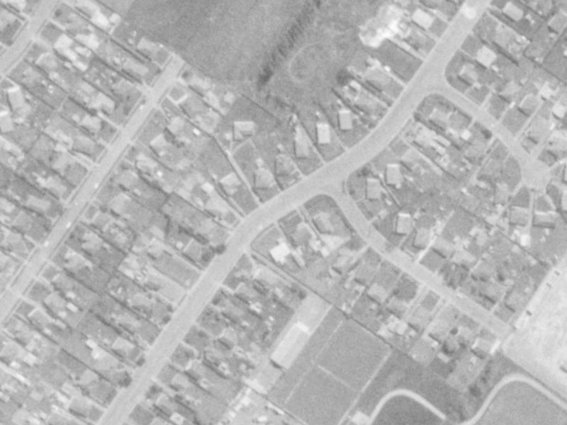 34 Morrison Avenue from the air, 1975-1979
