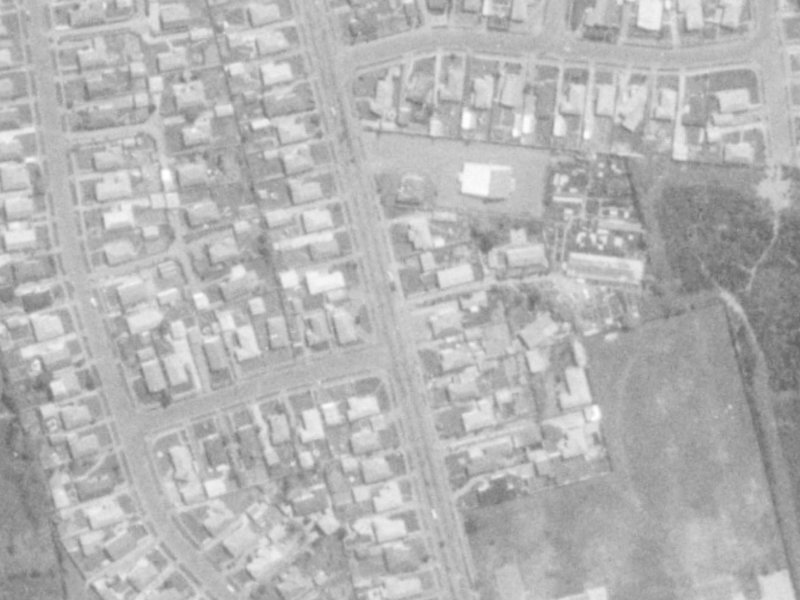 204 Burwood Road from the air, 1975-1979