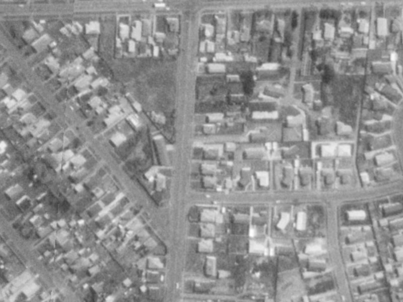 366 Bower Avenue from the air, 1975-1979