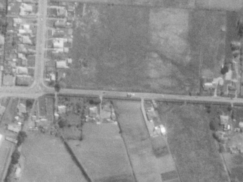 129 Winters Road from the air, 1975-1979