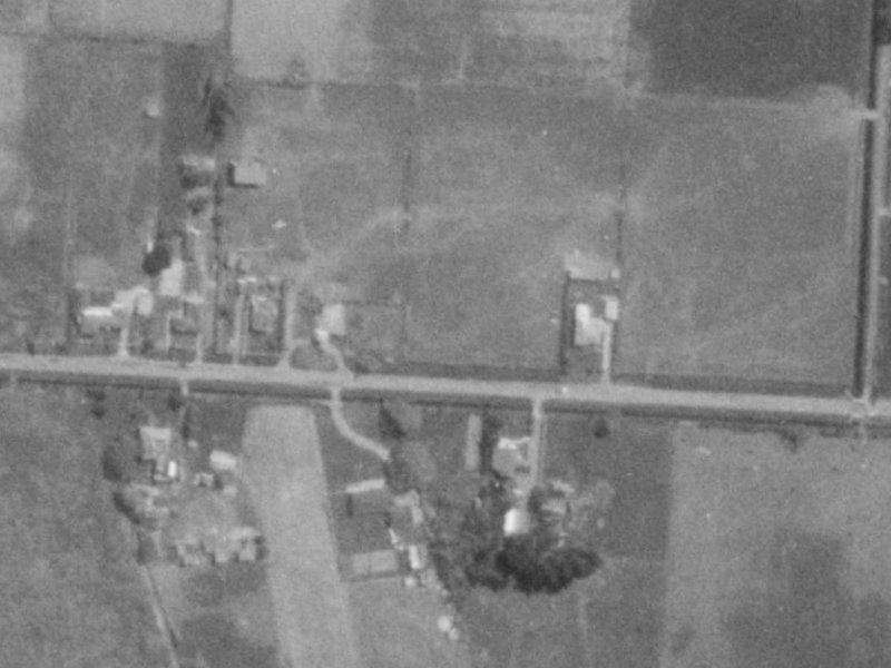 147A Winters Road from the air, 1975-1979