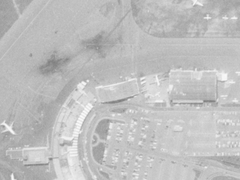 60 Durey Road from the air, 1975-1979