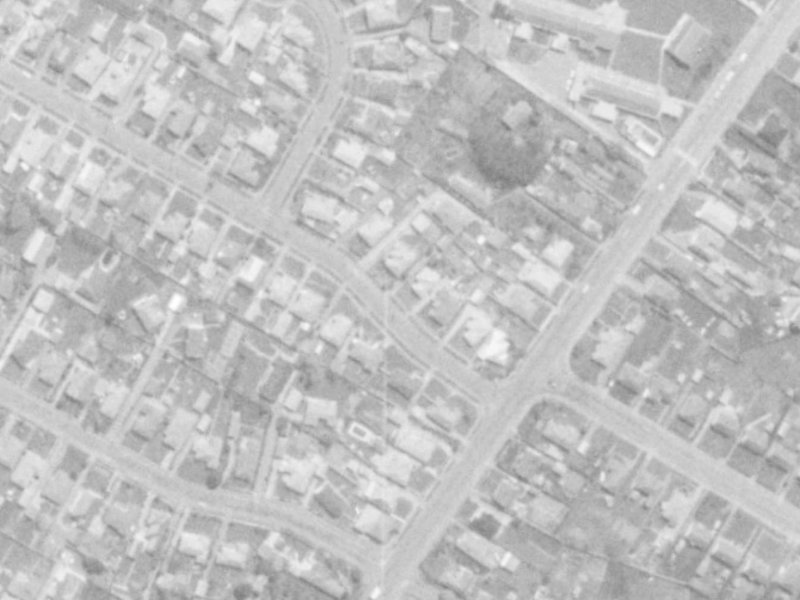 8 Reynolds Avenue from the air, 1975-1979