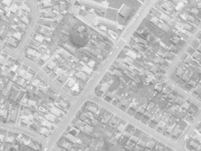 438A Greers Road from the air, 1975-1979