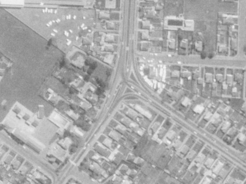 525 Cranford Street from the air, 1975-1979