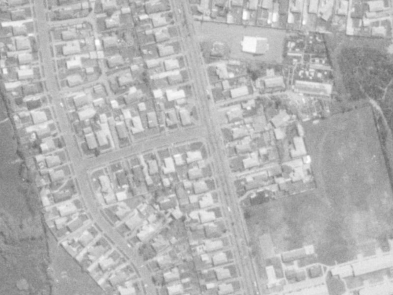 191 Burwood Road from the air, 1975-1979