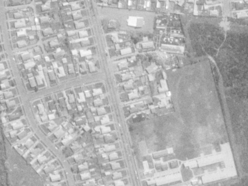 189 Burwood Road from the air, 1975-1979