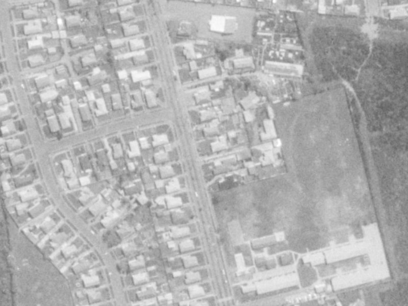 196 Burwood Road from the air, 1975-1979