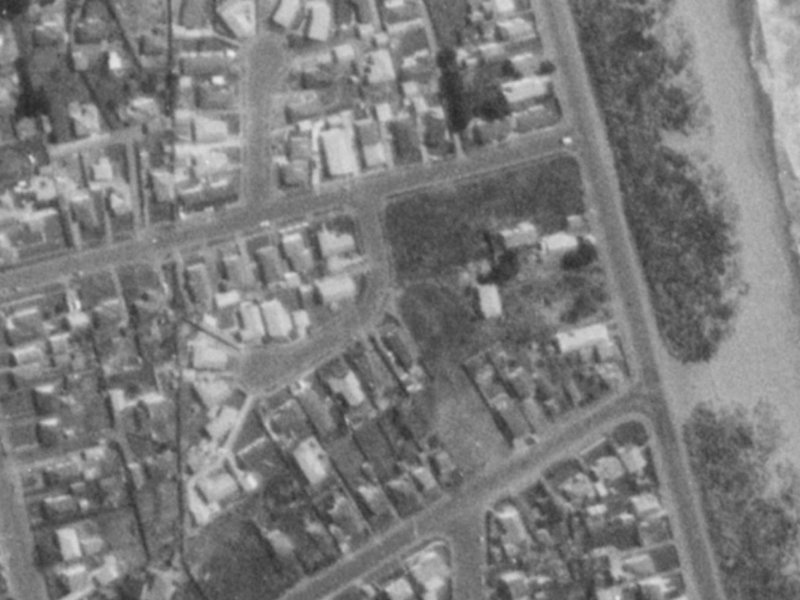 Eros Place from the air, 1975-1979
