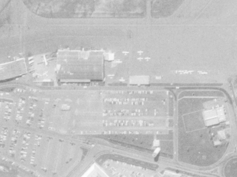 30 Durey Road from the air, 1975-1979