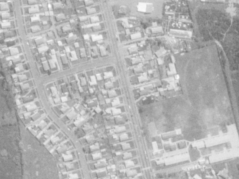 187 Burwood Road from the air, 1975-1979