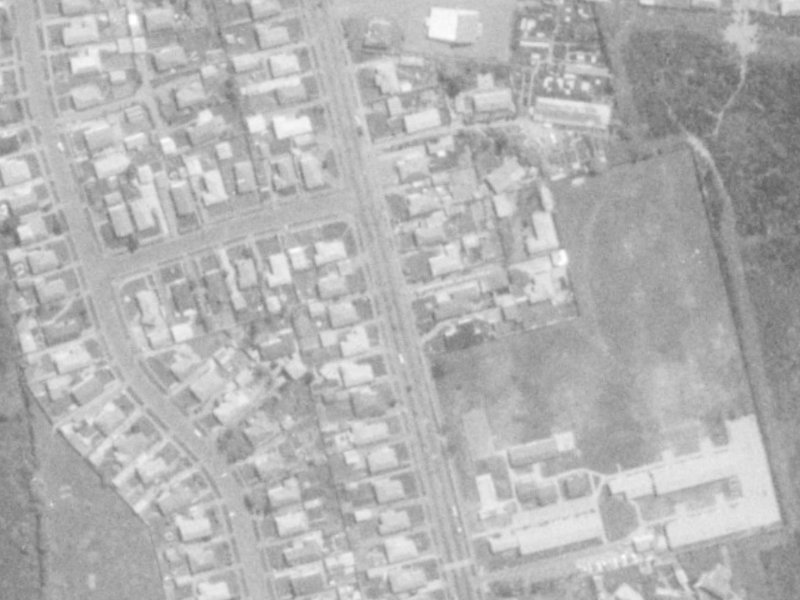 194 Burwood Road from the air, 1975-1979