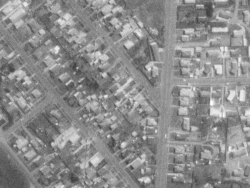 36A Pinewood Avenue from the air, 1975-1979