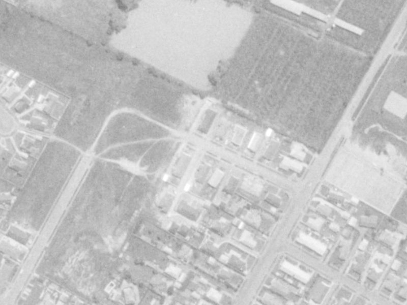 Murmont Street from the air, 1975-1979