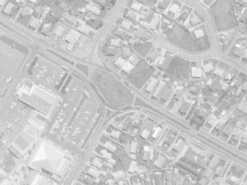 254 Harewood Road from the air, 1975-1979