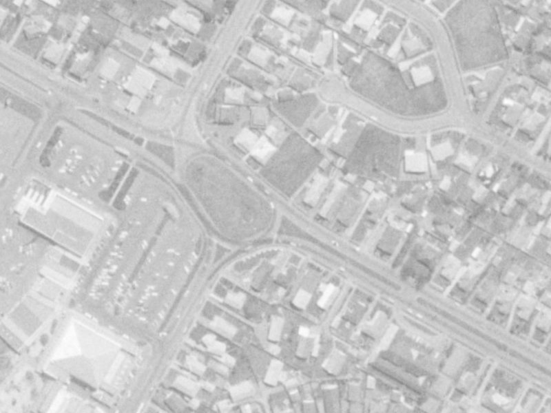 252B Harewood Road from the air, 1975-1979