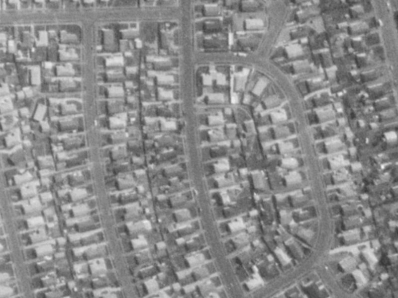 114 Effingham Street from the air, 1975-1979