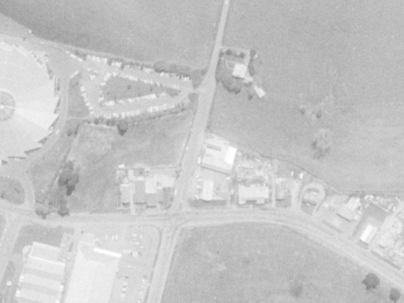 206 Wooldridge Road from the air, 1975-1979