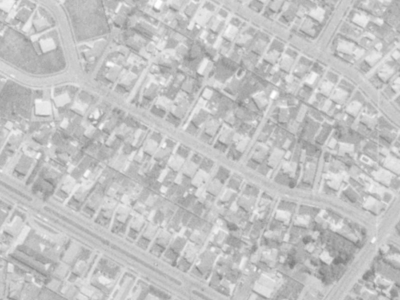 27 Bainton Street from the air, 1975-1979