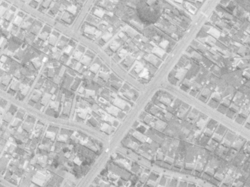 1 Reynolds Avenue from the air, 1975-1979