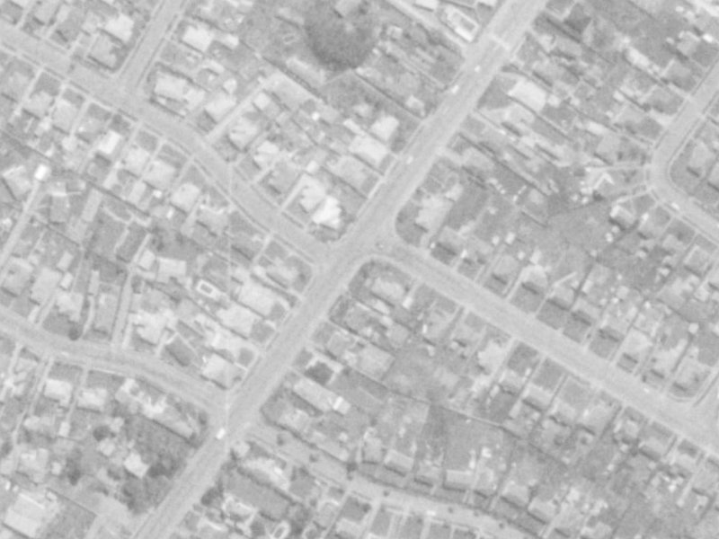 185E Langdons Road from the air, 1975-1979