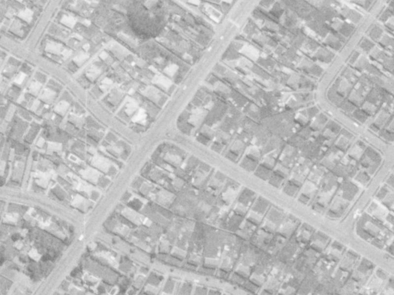 196 Langdons Road from the air, 1975-1979