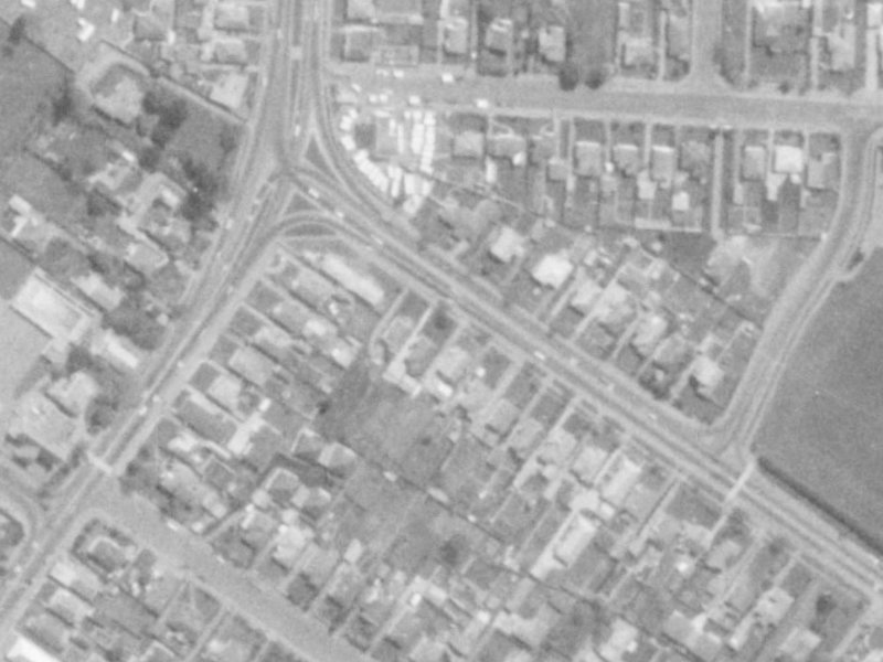 557 Cranford Street from the air, 1975-1979
