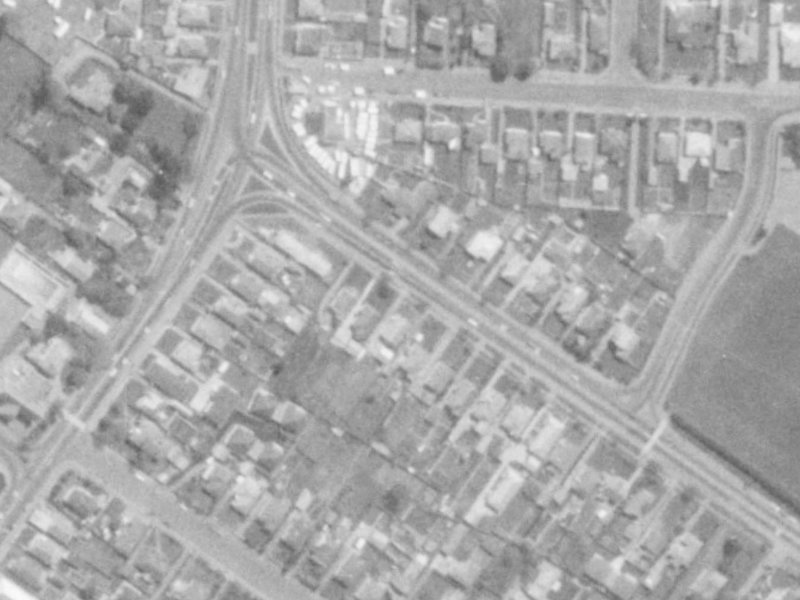 555 Cranford Street from the air, 1975-1979