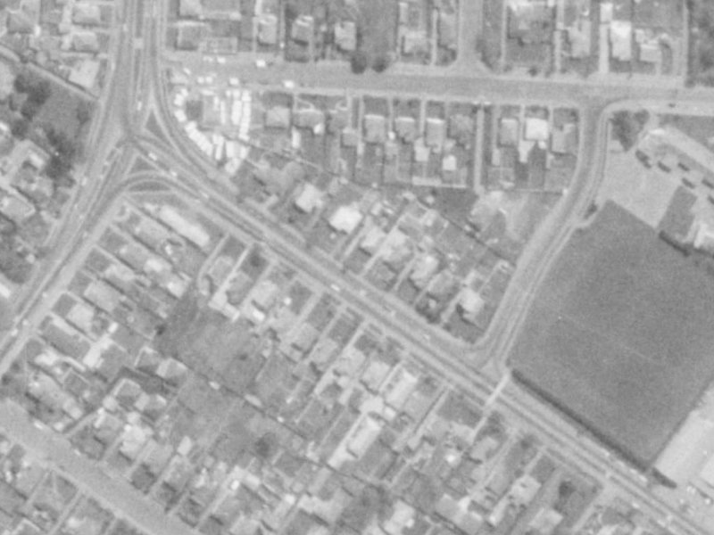 550 Cranford Street from the air, 1975-1979