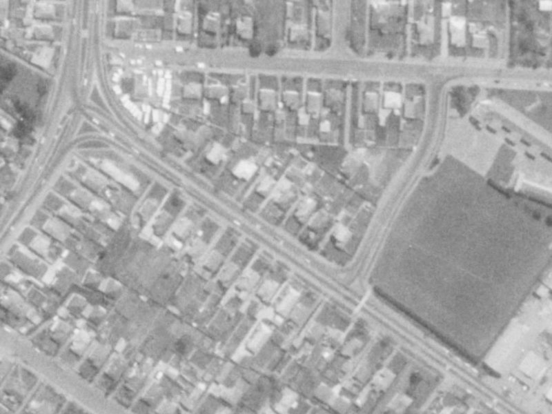 548A Cranford Street from the air, 1975-1979