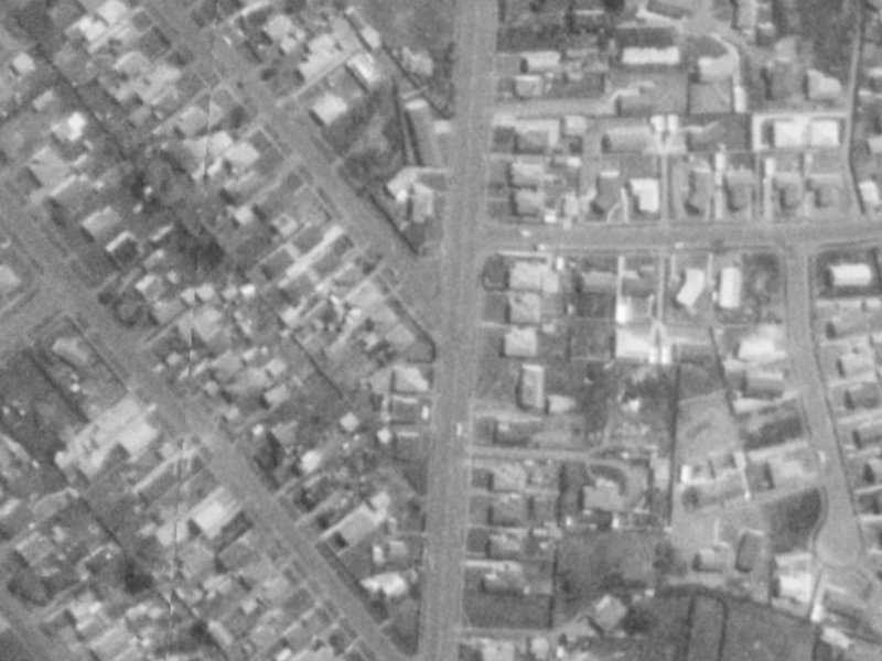318 Bower Avenue from the air, 1975-1979