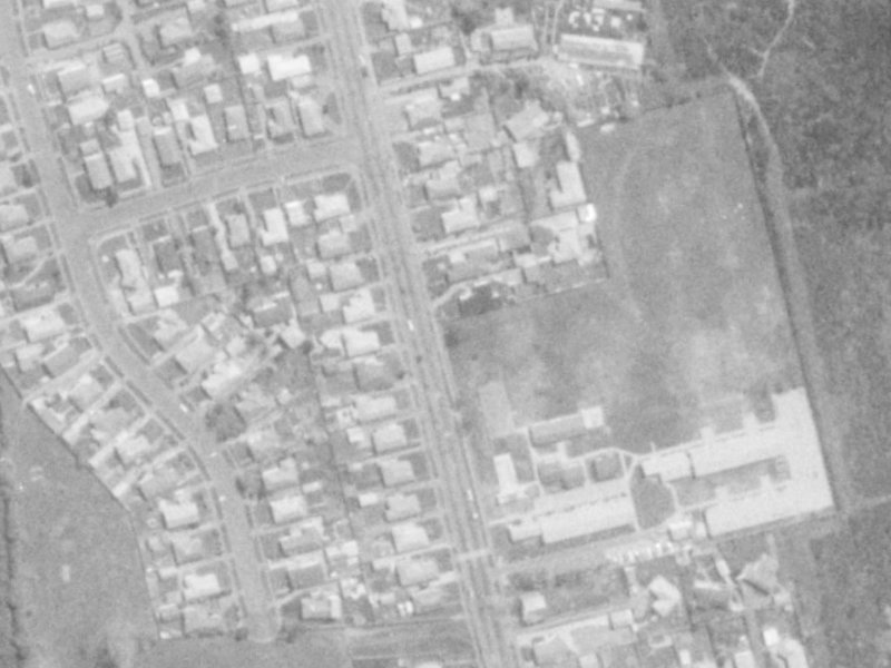 184–200 Burwood Road from the air, 1975-1979