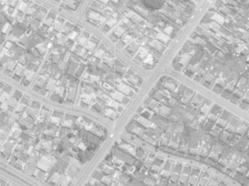439 Greers Road from the air, 1975-1979