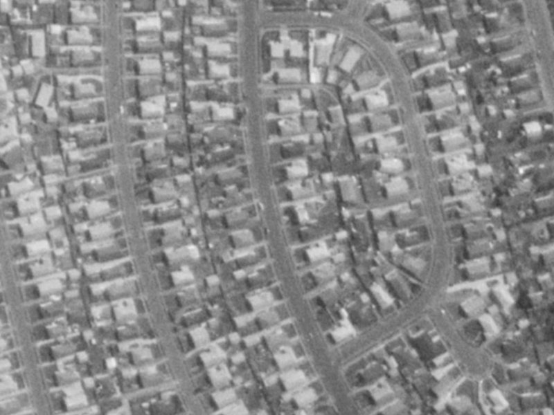 106 Effingham Street from the air, 1975-1979