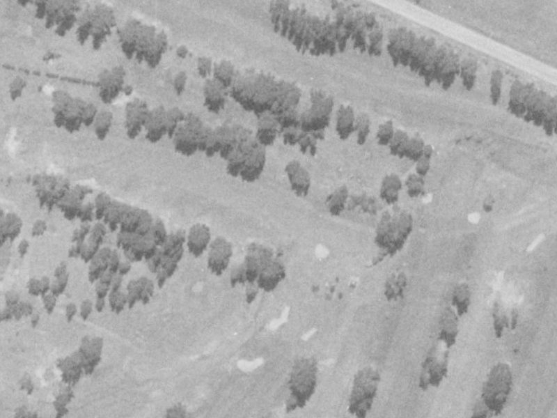 428 Memorial Avenue from the air, 1975-1979