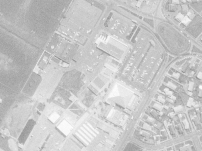 27 Bishopdale Court from the air, 1975-1979