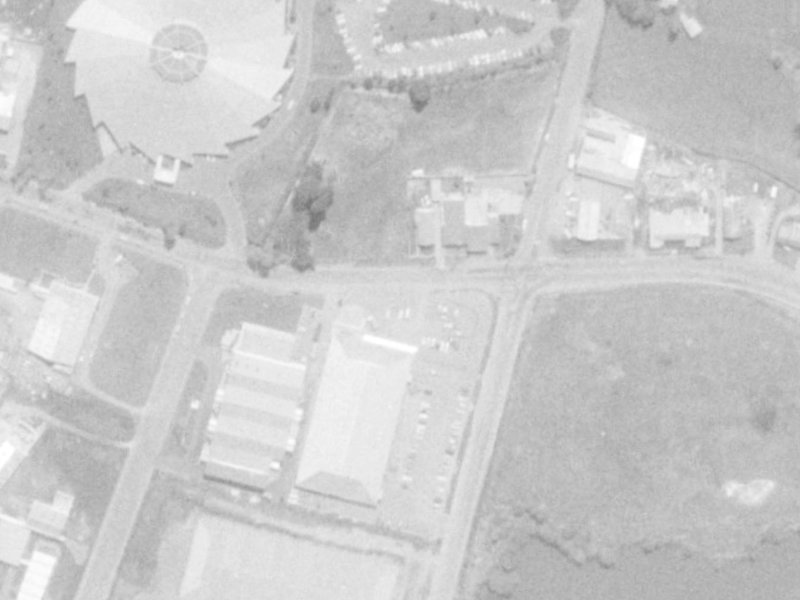 535 Wairakei Road from the air, 1975-1979