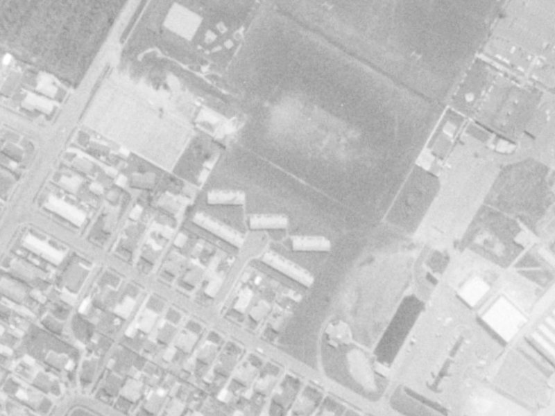 Palliser Place from the air, 1975-1979