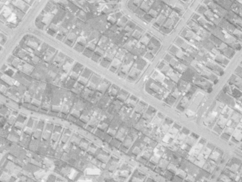 167 Langdons Road from the air, 1975-1979