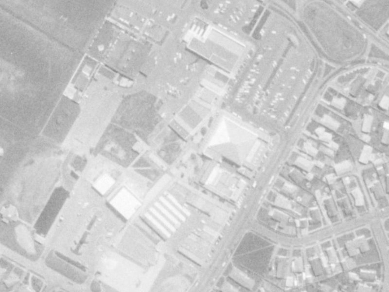 17E Bishopdale Ct from the air, 1975-1979