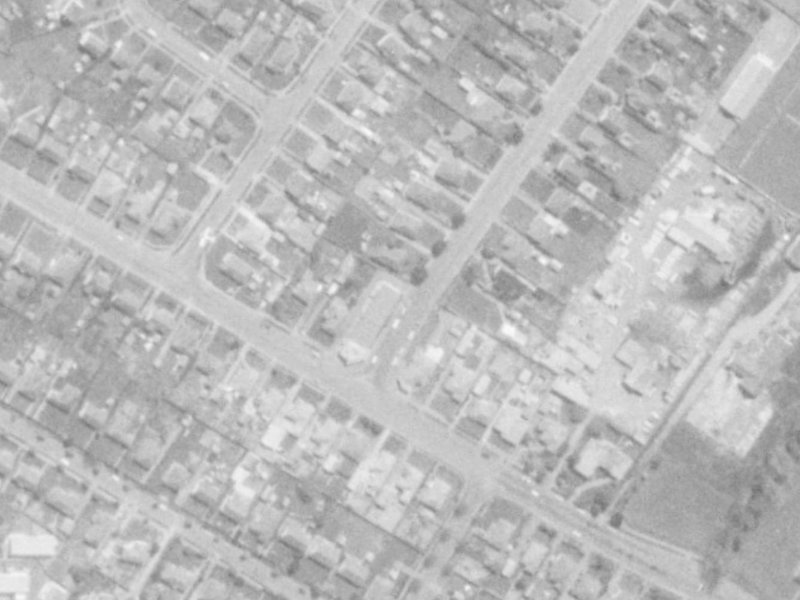 1D Morrison Avenue from the air, 1975-1979
