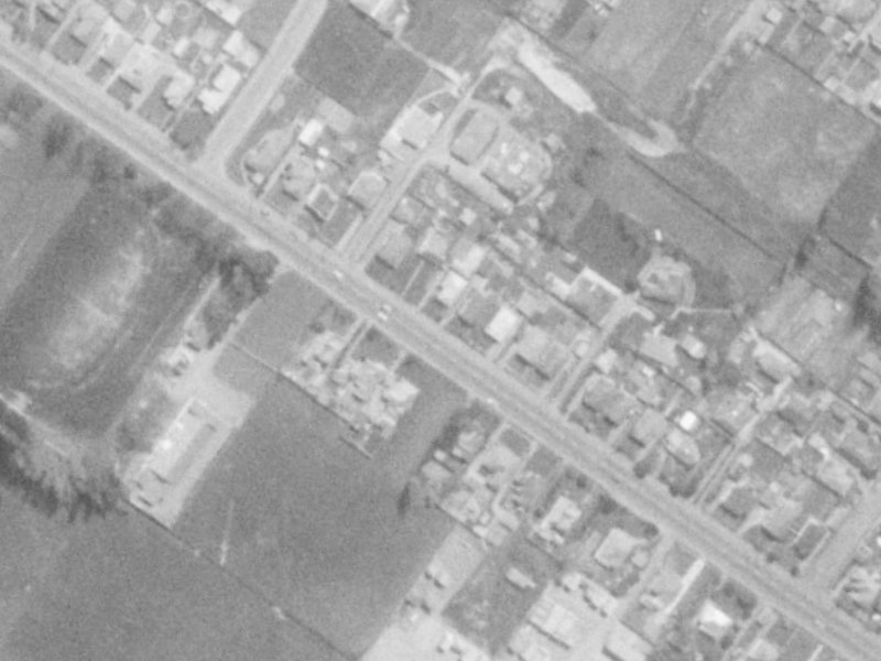 40 Sawyers Arms Road from the air, 1975-1979