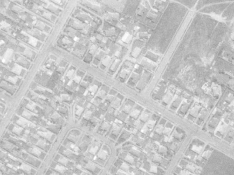 102A Isleworth Road from the air, 1975-1979
