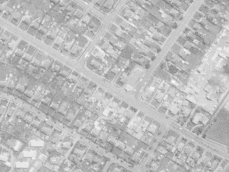 172A Langdons Road from the air, 1975-1979