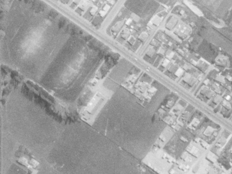 53 Sawyers Arms Road from the air, 1975-1979