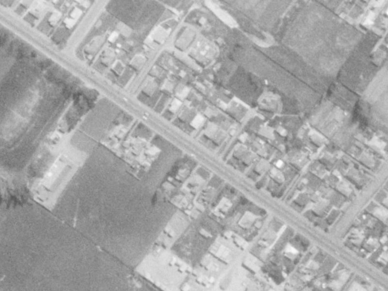 38 Sawyers Arms Road from the air, 1975-1979