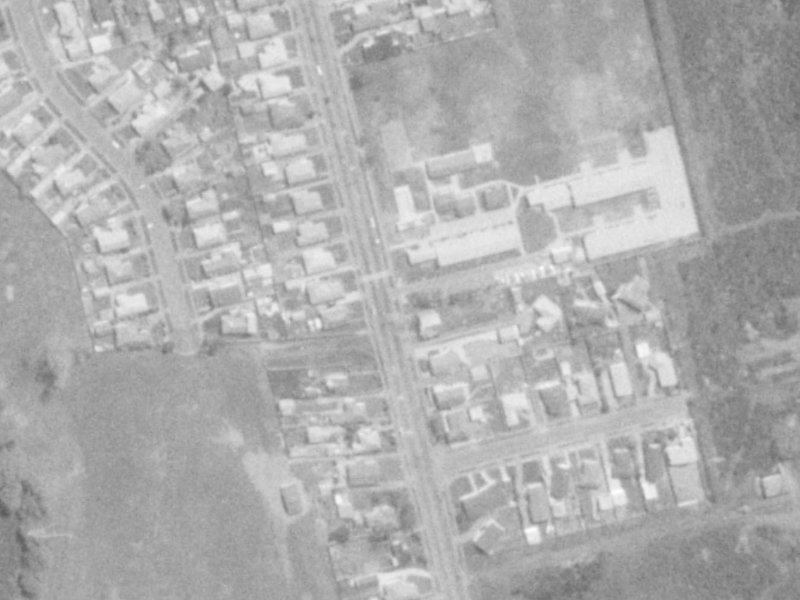 168E Burwood Road from the air, 1975-1979