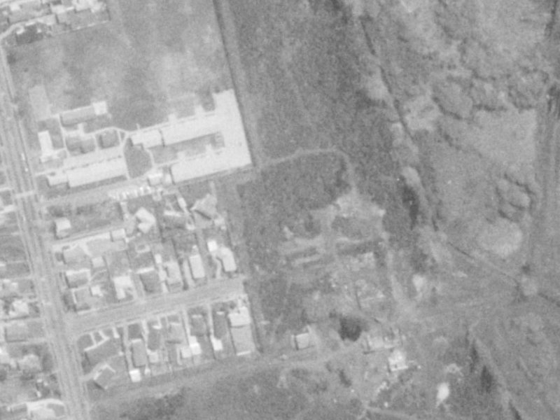 Clarevale Street from the air, 1975-1979
